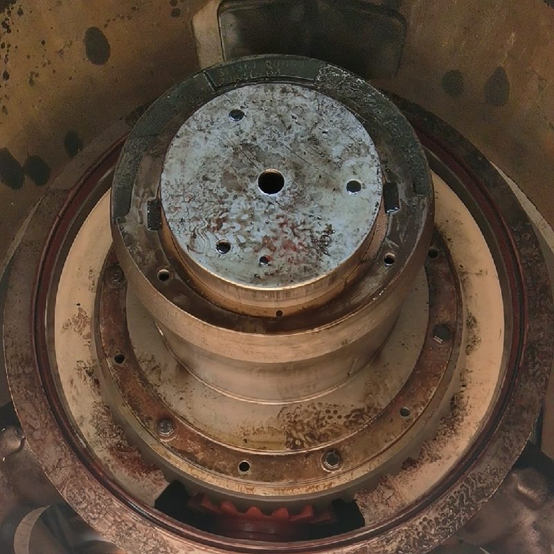 Gear clearance debugging for Metso HP300 crusher
