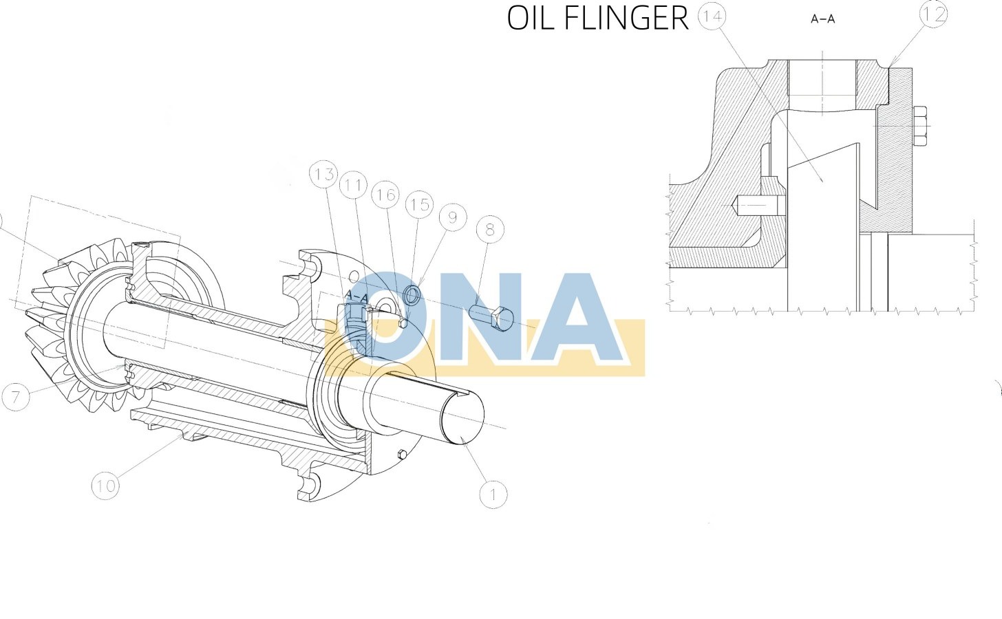 Metso Cone Crusher Parts Oil Flinger