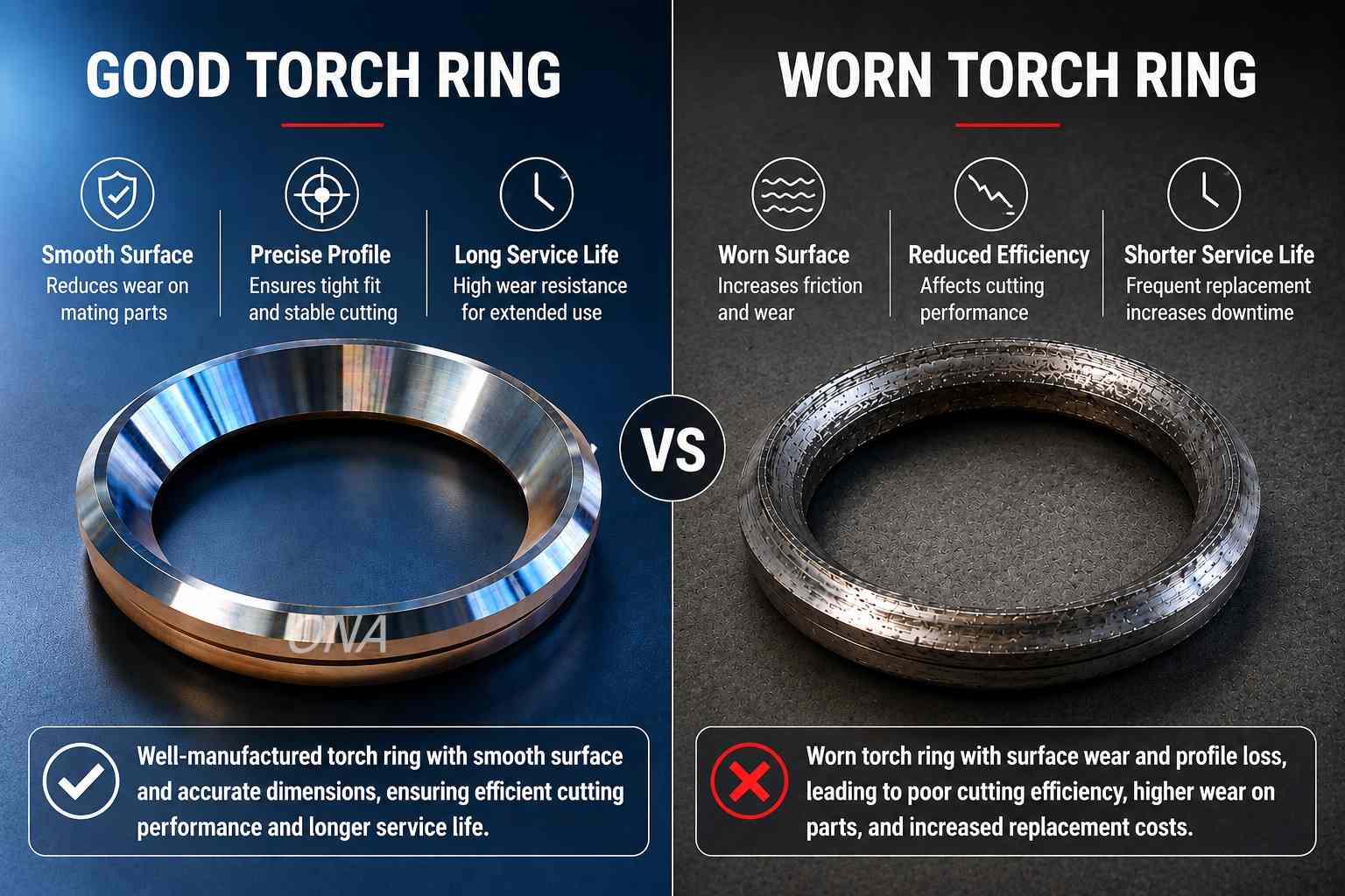 torch ring parts