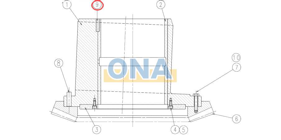HP300 ONA-7090228208 GEAR ECCENTRIC ASSEMBLY HP300 ONA-7090228208 GEAR ECCENTRIC ASSEMBLY